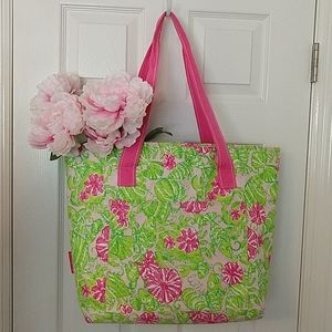 Lilly Pulitzer Insulated Beach Cooler Tote
